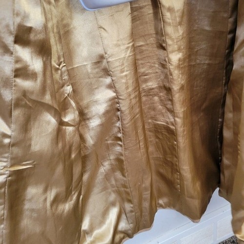 Studio West Vintage Women's Large Tan Suede Leather Trench Coat Western Cowgirl - 第 15/16 張圖片