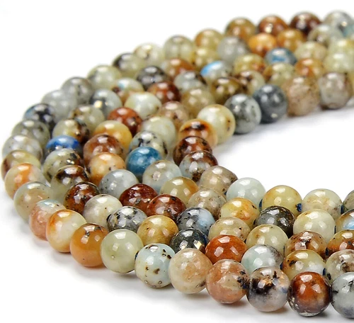 Cuentas sueltas redondas Hackmanita natural UV reactivas Grd A de 4 mm (P83) - Imagen 1 de 3