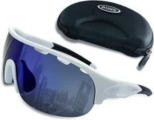 Wrap Around Cycling Glasses TR90 Polarized Sunglasses for Men Women UV400 Protec