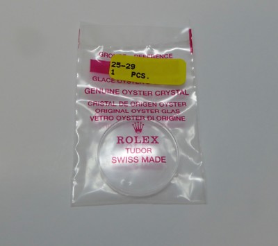 Genuine Rolex Crystal 25-29 Case Ref 1012, 1013 New In Package 