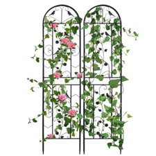 2x Large Garden Trellis Heavy Scroll Plant Climbing Screen Animal Barrier Panels