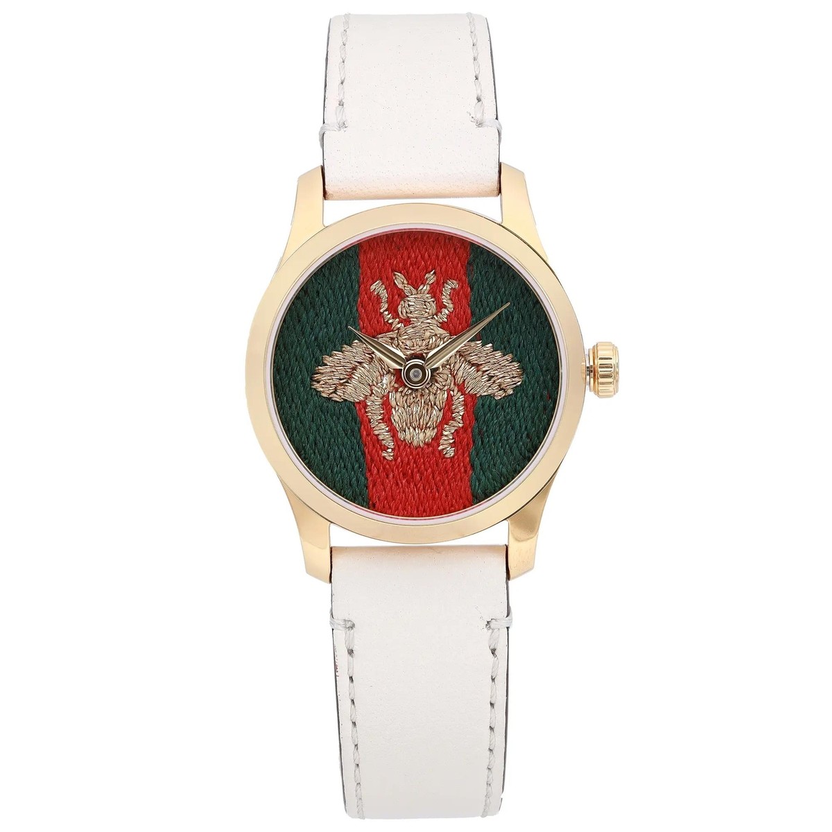 GUCCI LADIES WATCH(グッチ)美品✅SALE✅ Gucci G-Timeless Green and Red Dial Gold Tone Quartz Ladies Watch