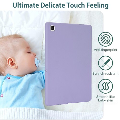 Rubber Case Cover For Samsung Galaxy Tab S9 S8 Plus 12.4" S7 FE A7 A8 S6 Lite - Picture 16 of 117