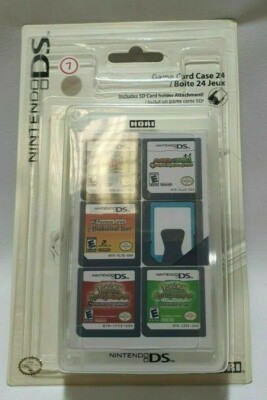 HORI 24 GAME CARD CASE CLEAR Nintendo DS NEW FACTORY SEALED