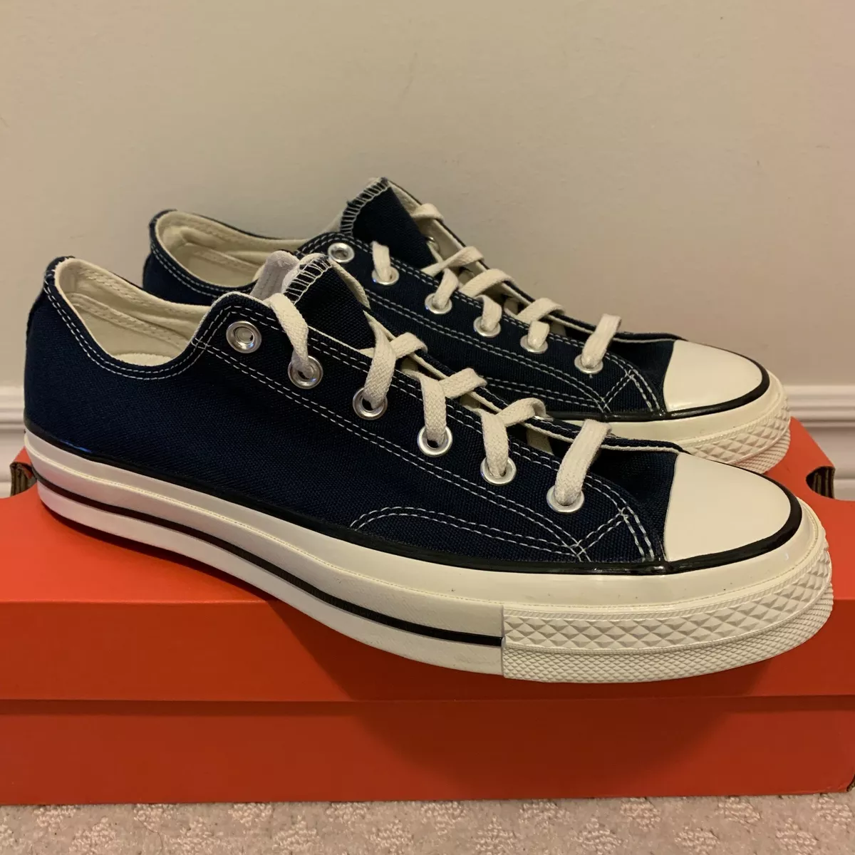 Vind I øvrigt lejlighed Converse Chuck Taylor All Star 70 Ox Obsidian Black 164950C sz. 11.5  Men&#039;s New | eBay