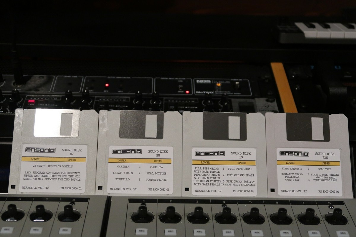 Ensoniq Mirage Complete 30 Disk Set - Factory Library Disk