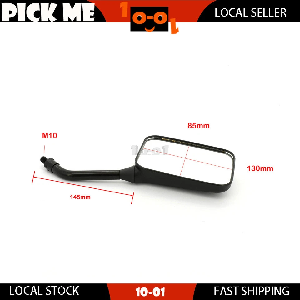 Motorcycle Dirtbike Motorbike Right Hand Mirror Fit Suzuki KATANA GS650M 1983 Foto 2 de 4