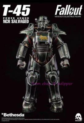 Perfect Threezero Fallout T-45 Ncr Salvaged Power Armor Christmas