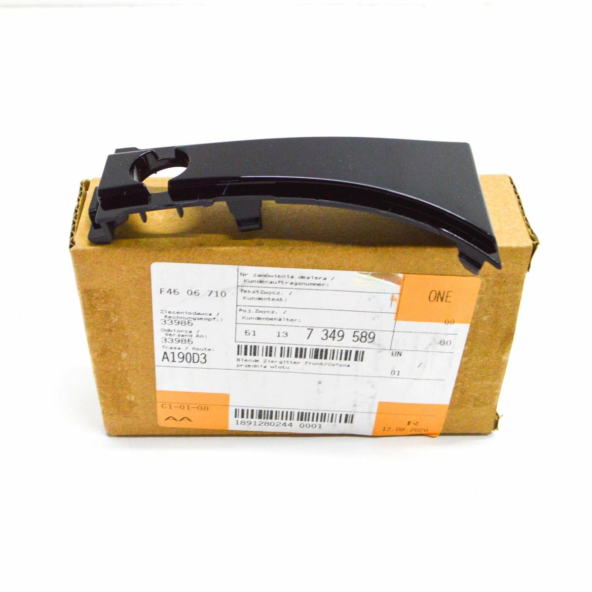 NEW OEM BMW 3 G30 FRONT BUMPER GRILLE I-CAM TRIM 51137349589 