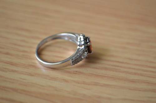 2.75ct Sunset Zircon / Multigem Ring Platinum over Fine Silver Size 7 - Picture 8 of 21