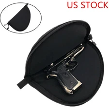 Tactical Portable Airsoft Pistol Rug Gun Carry Bag Black Universal Gun Carry Bag