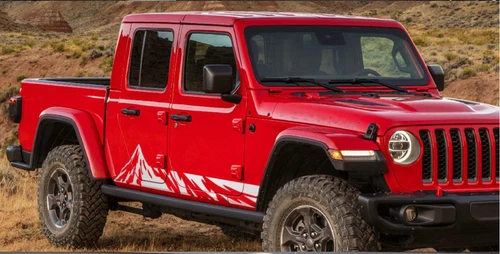 Mountain Stripe Graphics Car Sticker For Jeep Gladiator 2Sides Vinyl Decals - Bild 2 von 8
