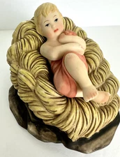 Grandeur Noel Collectors Edition 2001 Nativity Replacement Baby Jesus & Manger