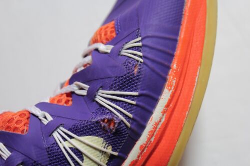 NIKEiD Hyperdunk 2013 630845-992 Men's Size 11 Purple & Orange Sneakers Shoes - Picture 16 of 16