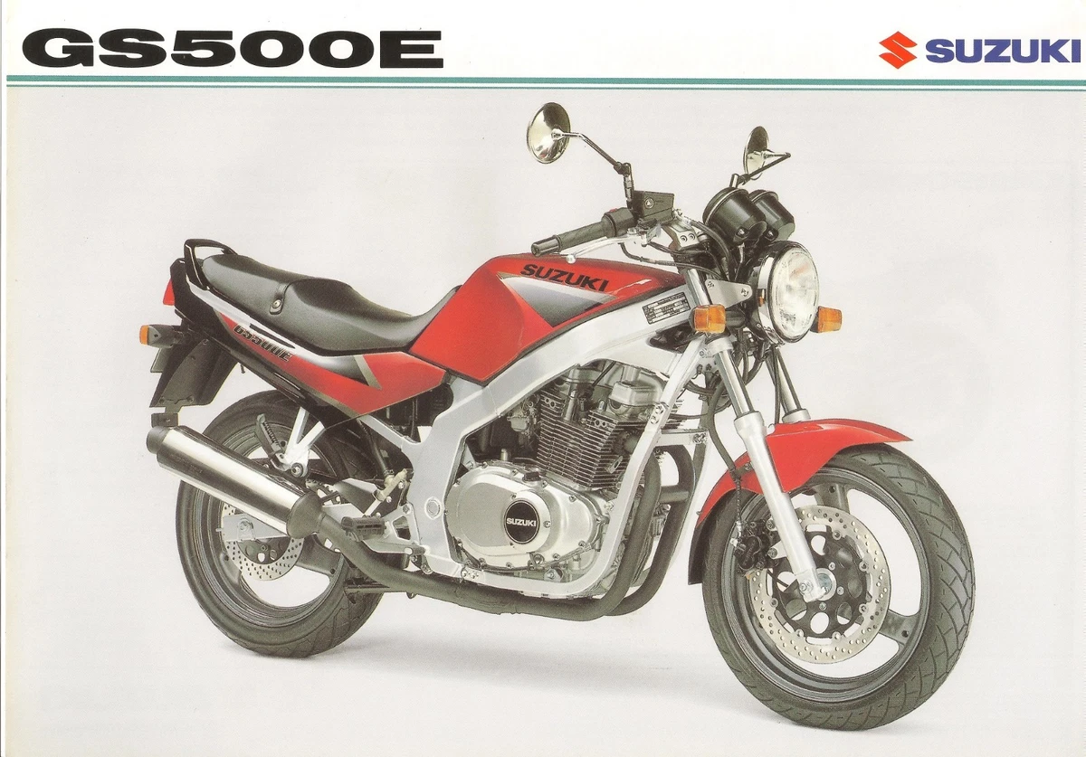 Suzuki GS500 GS500EW GS500E 1998 UK Sales Brochure