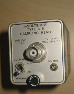 Tektronix S-5 sampling head geprüft tested S5