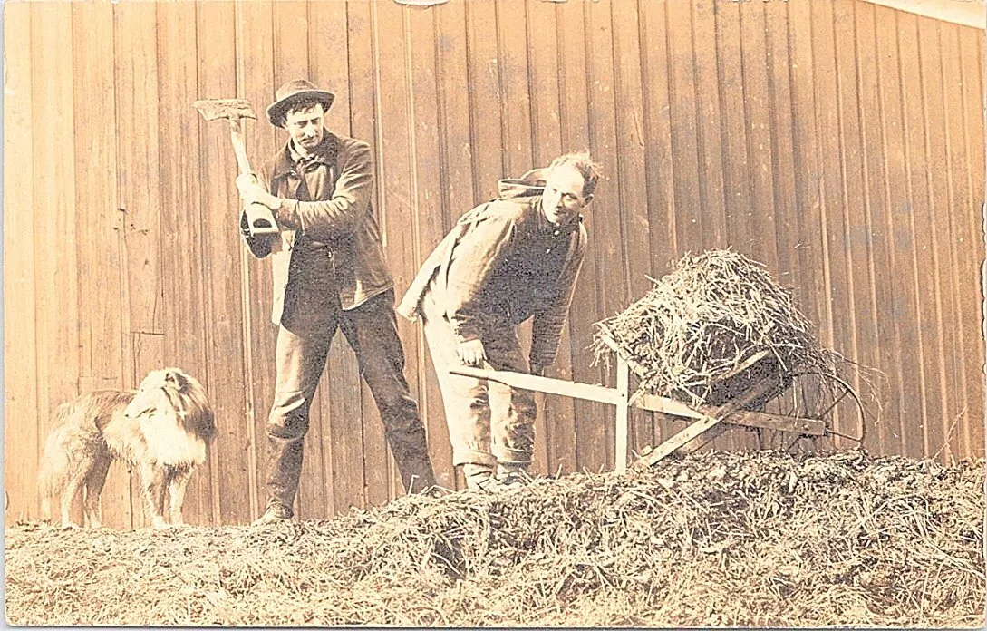 Gay Spsnking RPPC Gay Interest Man Spanking Another Man with Shovel Farm Scene early 1900s | eBay