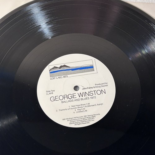 George Winston Ballads & Blues 1972 RE81 NM John Fahey  - Picture 4 of 4