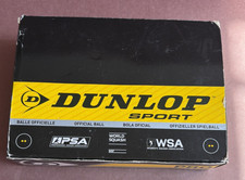 Dunlop Pro Double Yellow Dot Squash Balls Dozen Pack 