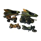 Vintage G I Joe Army Vehicles Tank Motorcycles Planes Lot Of 6