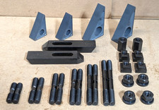 Gibraltar 28pc 8" Serrated Clamp Set for 7/8" T-Slot 3/4-10 Thread 3"-8" Studs