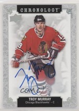 2018 Chronology Franchise History 2019-20 Upper Deck Update Troy Murray Auto 2u9