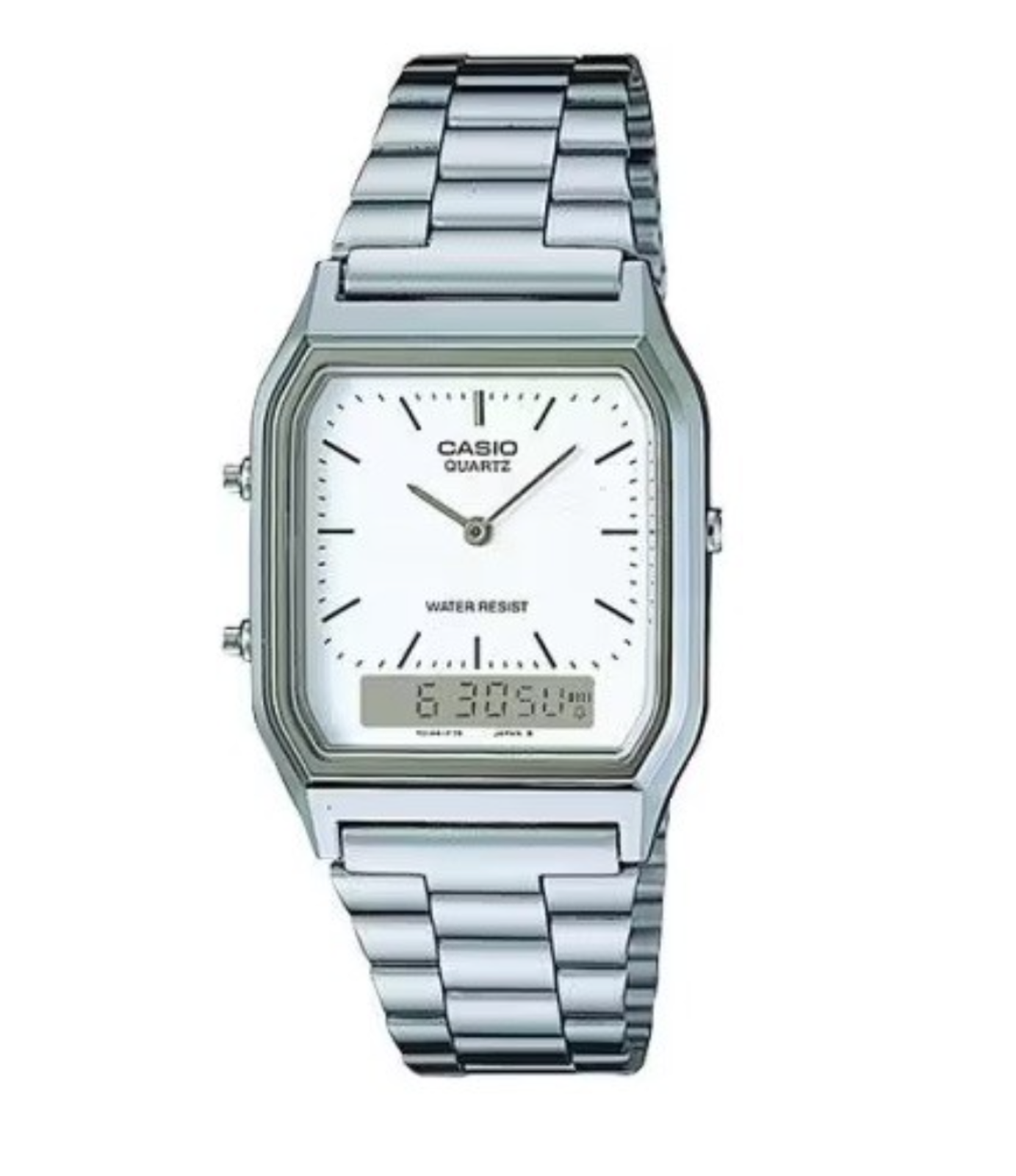 Orologio Casio AQ-230A-7DMQYES Argento · Analogico + Digitale · Retrò Unisex