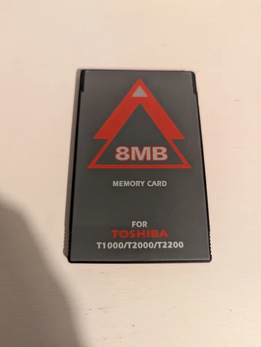 8MB MEMORY DRAM CARD Per TOSHIBA T1000 T2000 TESTATA FUNZIONANTE