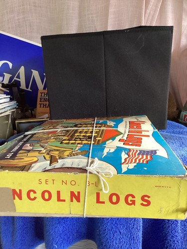 Vintage 1940’s Original Lincoln Logs Set 3 L By John Lloyd Wright Named With Boo - Bild 16 von 20