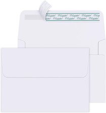 A6 White Envelopes 4X6, 250 Pack Self Seal Envelopes for 4X6 Cards, Photos, Invi