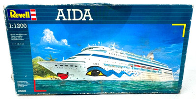 Revell 05805 AIDA- Maßstab 1:200 Plastik Modellbausatz 16,1 cm lang in OVP