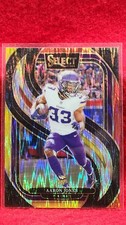 2024 Panini Select Aaron Jones Red/Yellow Shock Premier Level #102 Vikings 