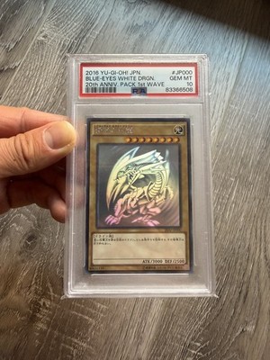 PSA 10 Blue Eyes White Dragon 20AP-JP000 Ghost Rare Yu-Gi-Oh! Card