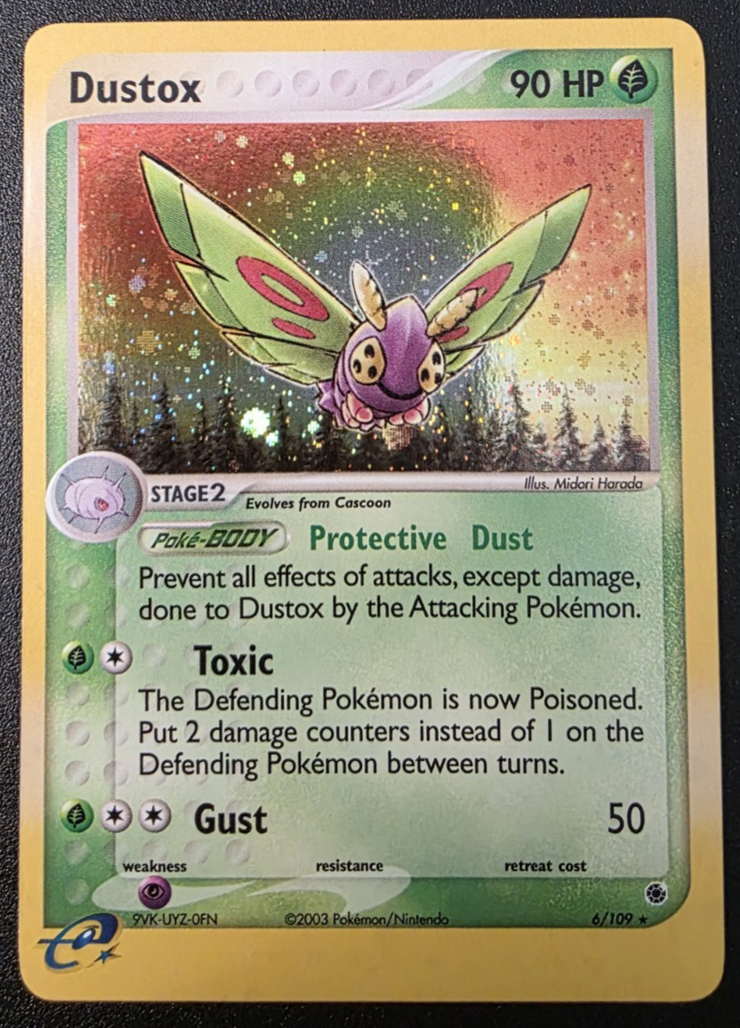 Dustox 6/109 Holo Pokémon ex Ruby & Sapphire NM