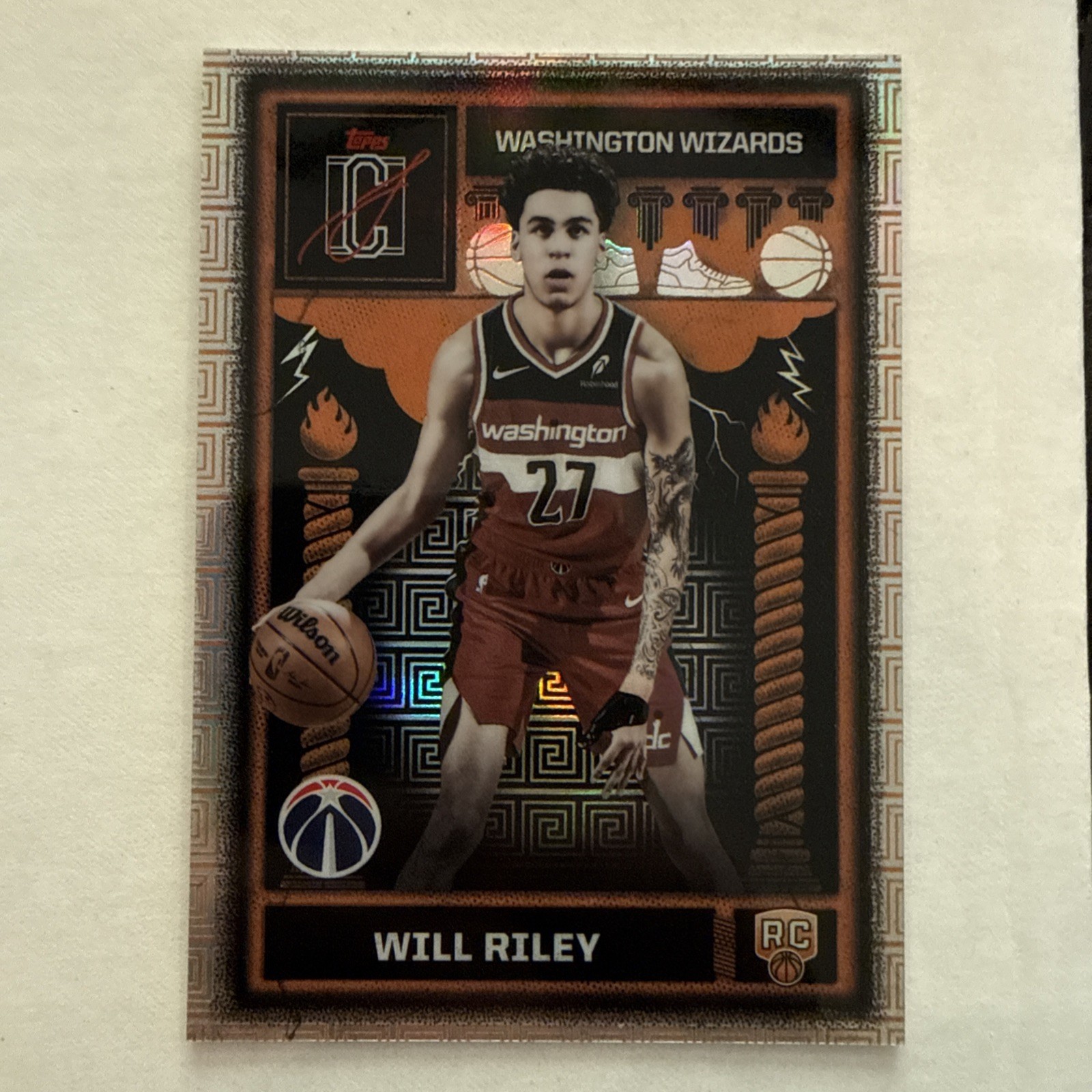 2026 Topps Signature Will Riley RC Odyssey SP #ODY-17 Wizards Rookie Short Print