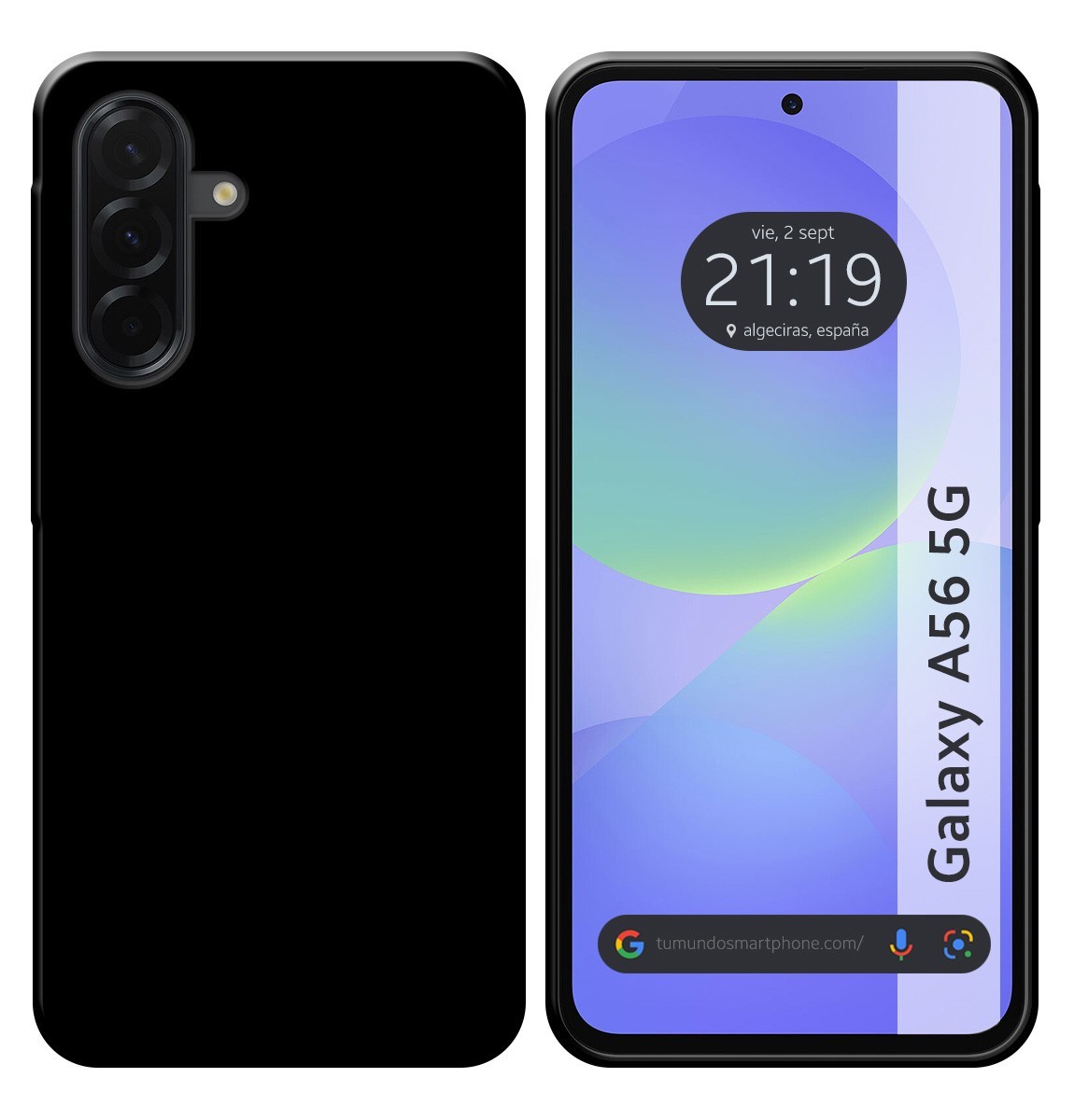 Custodia In Silicone Gel TPU Nera Per Samsung Galaxy A56 5G
