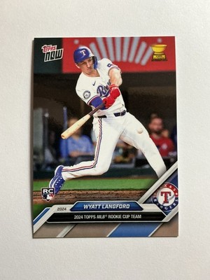 Wyatt Langford #RC-9 - 2024 Topps Rookie Cup Team - Chicago Cubs - M/NM