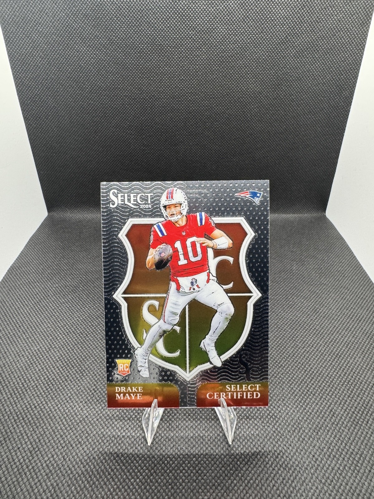 2024 Panini Select - Select Certified Rookies Drake Maye #3 (RC)