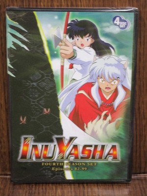 DVD Inu Yasha Fourth Season 4 ep 82 - 99 4 discs NEW SEALED