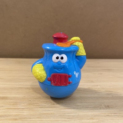Playskool Weebles Wobble Blue Chef Stove Oven Figure 3'' Cook