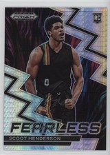 2023-24 Panini Prizm Draft Picks Fearless Hyper Prizm Scoot Henderson #3 0x3f