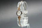 Vintage 1988 Near MINT SEIKO Tisse 1E20-6130 2-Tone Bracelet  Ladies Watch JAPAN