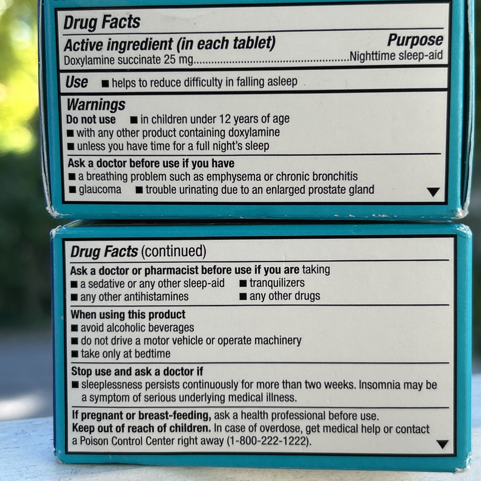 Two Basic Care Sleep Aid, Doxylamine Succinate Tablets, 25 mg, 96 Count 7/26