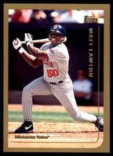 Matt Lawton 1999 Topps Opening Day #53 Twins MLB READ FREE SHIPPING AutographDen