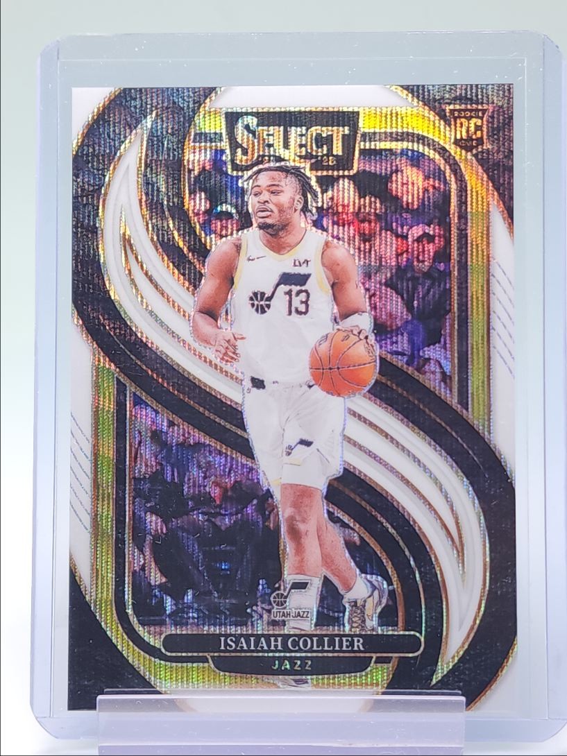 ISAIAH COLLIER 2024-25 SELECT PREMIER LEVEL ROOKIE WHITE WAVE RC /99 Q4865