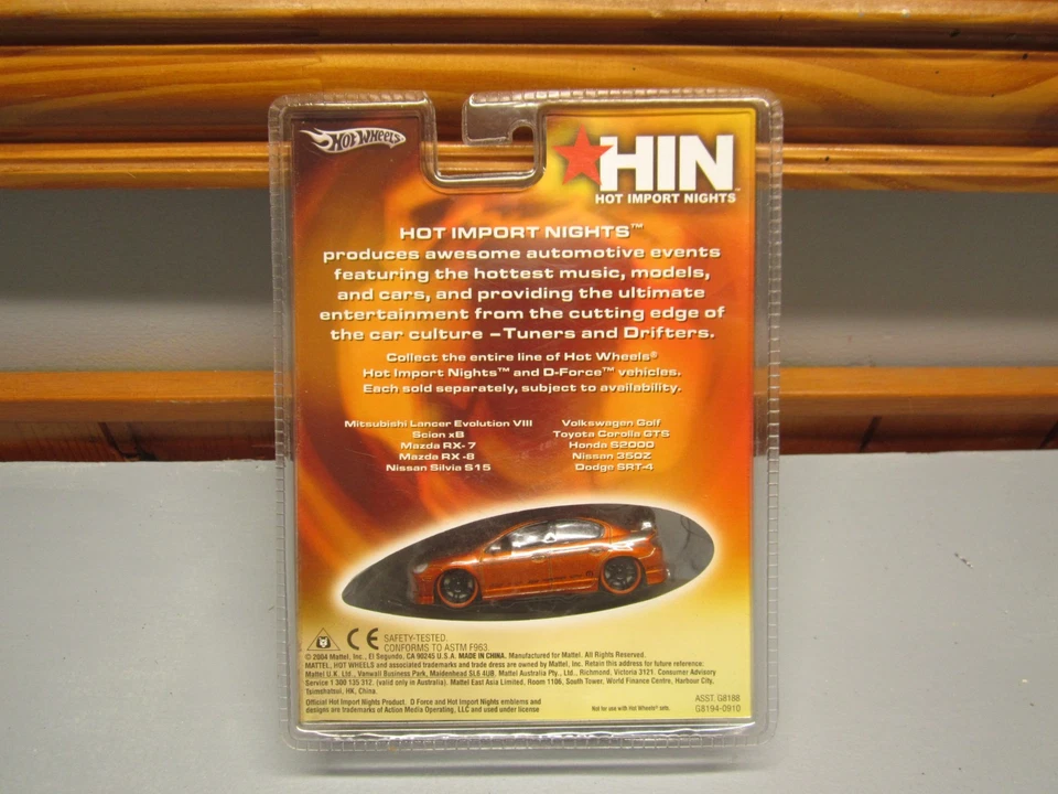 **RARO** Dodge SRT-4 Hot Wheels Hot Import Nights naranja Foto 3 de 4