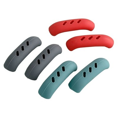 Heat Insulation Covers Pot Ear Clip Pan Handle Sleeves Kitchen Gadgets 3 Colors