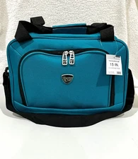 Travelers Club Boarding Tote Bag Teal Carry-On Luggage Underseat Travel Bag NWT