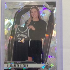 Panini Prizm WNBA Elizabeth Kitley Rookie #140 Las Vegas Aces Basketball 2024