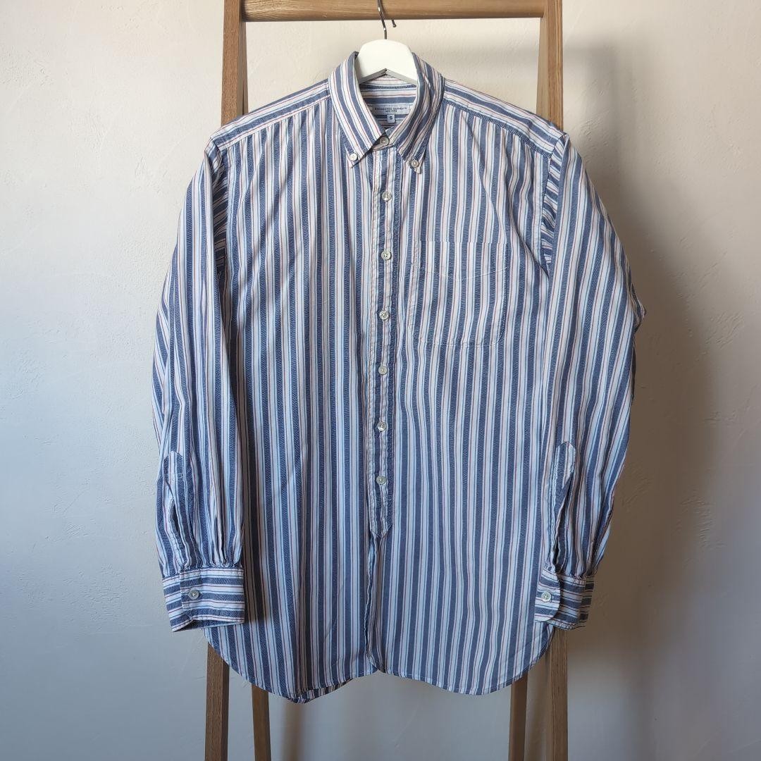 Engineered Garments Button-Down Shirt Tricolor St… - image 1
